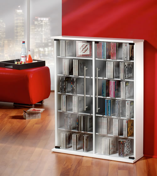 CD-Turm VCM Mezzano f�r 300 CDs oder 130 DVDs (CD- und DVD-Moebel)